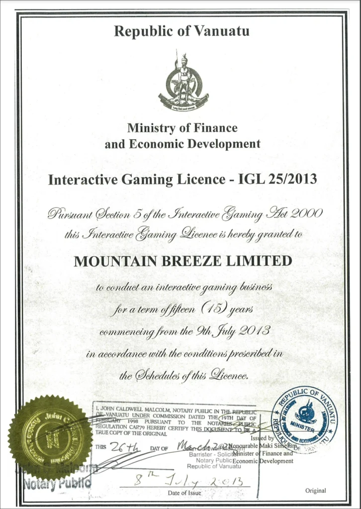 casino license