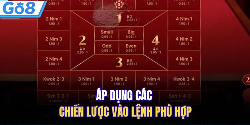 Cách Chơi Fantan Chuẩn Nhất Cho Tân Thủ Mới Đăng Ký GO8 3 Áp dụng các chiến lược vào lệnh phù hợp