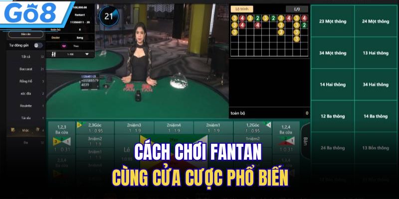 Cách Chơi Fantan Chuẩn Nhất Cho Tân Thủ Mới Đăng Ký GO8 1 Cách chơi Fantan cùng cửa cược phổ biến