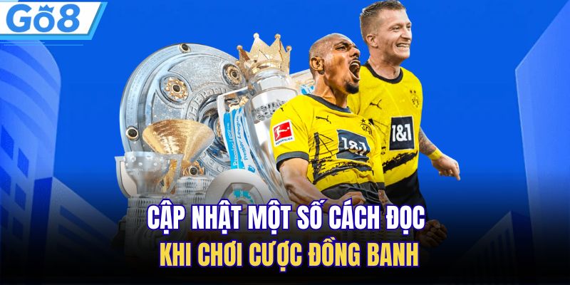 Kèo Đồng Banh - Tham Khảo Cách Chơi Trọn Vẹn Tại GO8 2 Cập nhật một số cách đọc khi chơi cược đồng banh